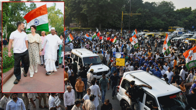 INDIA Bloc CJP Jantar Mantar Protest LIVE news CEC Gyanesh K ECI SIR Congress Supreme court march Delhi Police