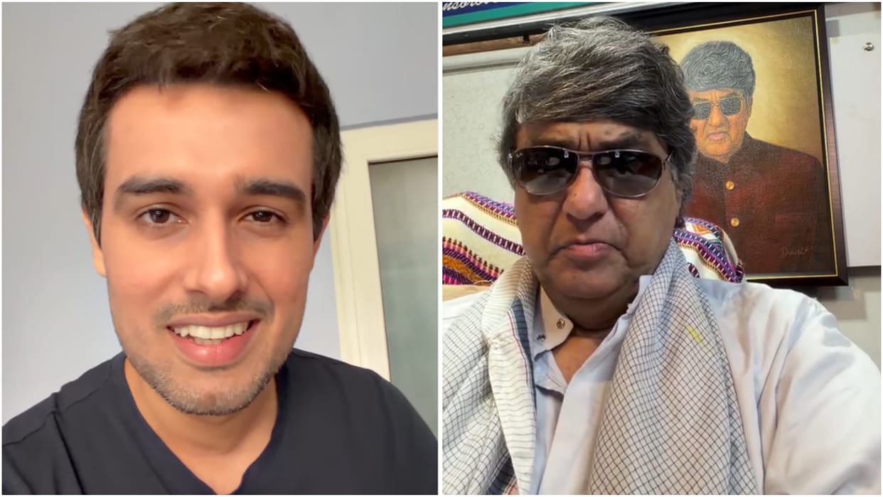 Mukesh Khanna Anger On Influencer and YouTuber Dhruv Rathee shares Video On Social Media