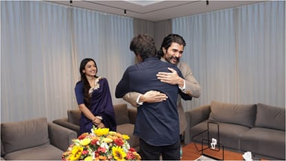 Vijay Deverakonda and Rashmika Mandanna Met chief minister of Tamil Nadu Thalapathy Vijay shares photos