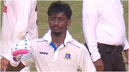 Abhishek Porel Celebrates Like Virat Kohli After Century Against Delhi, Video Goes Viral