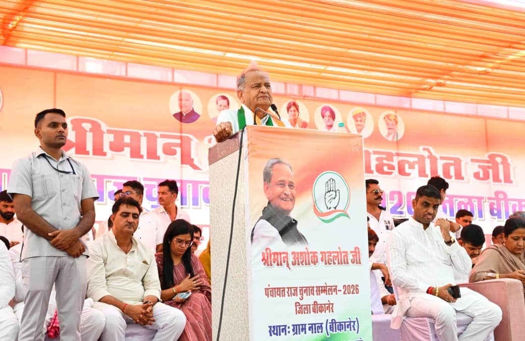 Ashok Gehlot Targets BJP Over Farmers’ Distress, Gaushala Grants Ahead of Panchayat Polls