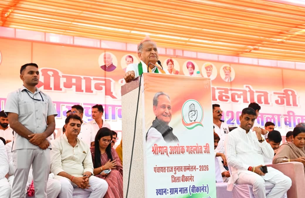 Ashok Gehlot Targets BJP Over Farmers’ Distress, Gaushala Grants Ahead of Panchayat Polls