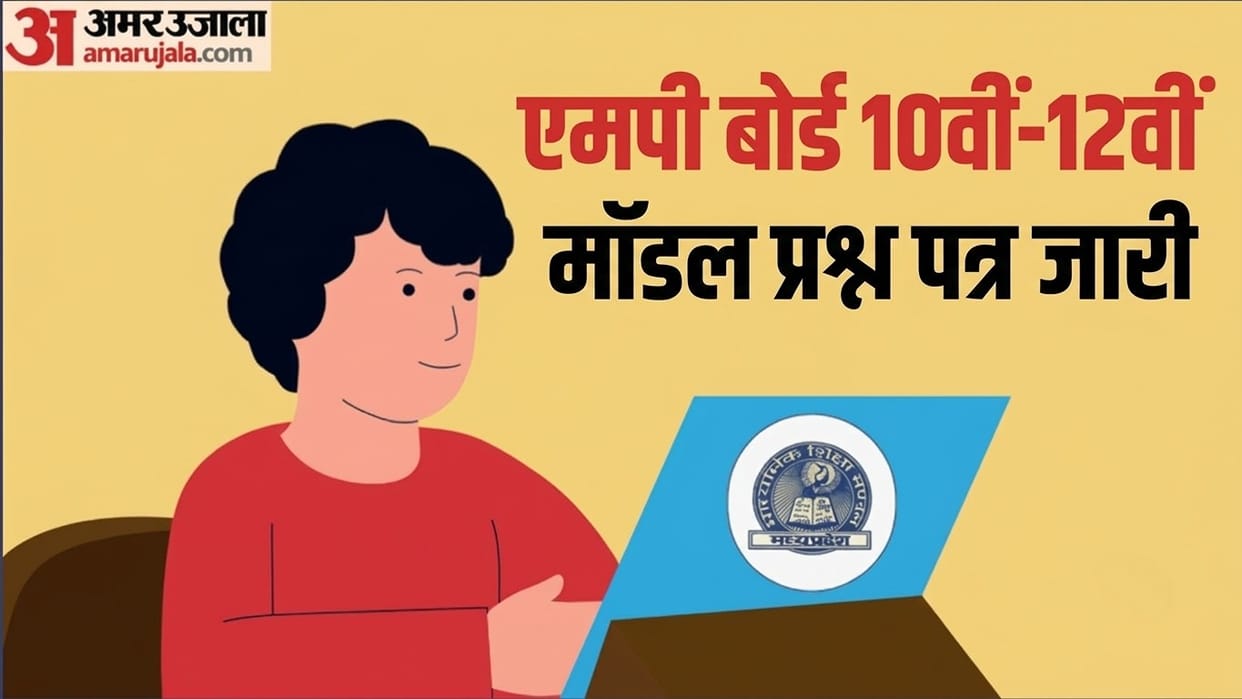 mp board class 10th-12th model question papers 2026 released