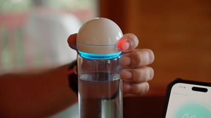 Created a smart water bottle that tells you when your body needs water.