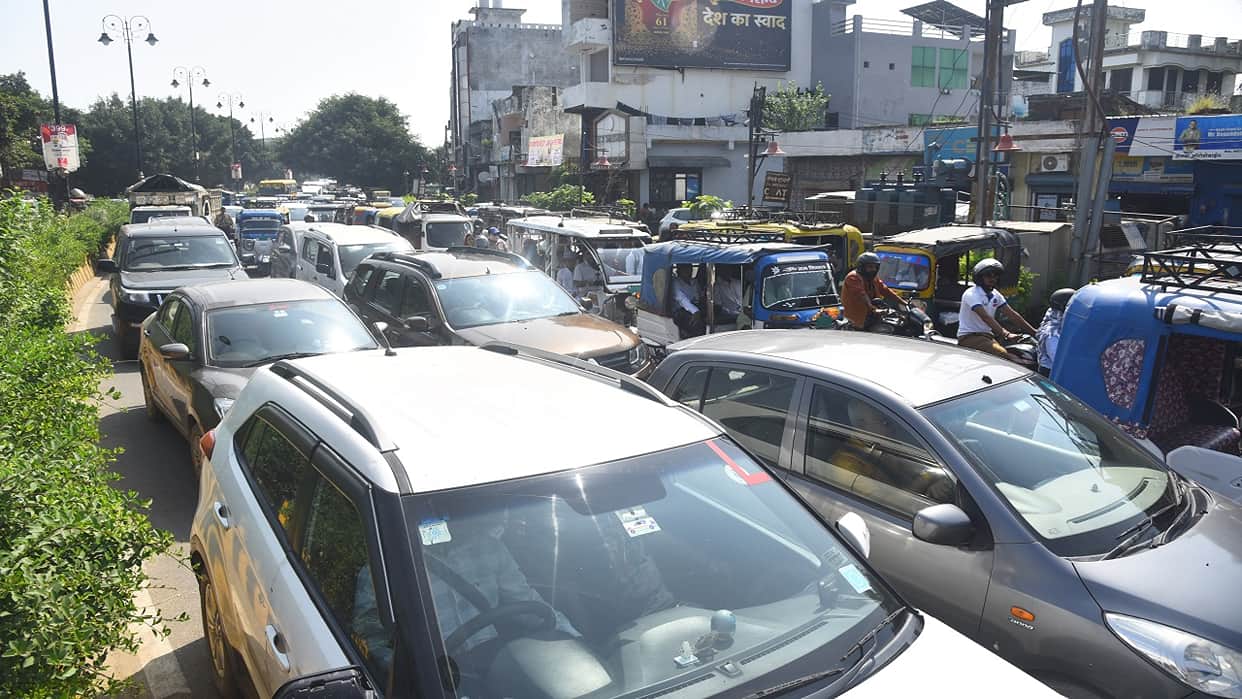 Police closed intersections and routes for CM Yogi visit in Bareilly