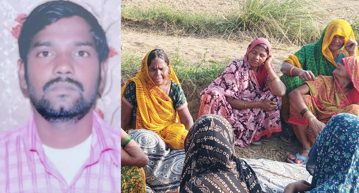 औरैया: शटरिंग मिस्त्री की संदिग्धावस्था में मौत, पेड़ से लटका मिला शव, फॉरेंसिक ने जुटाए साक्ष्य, जांच शुरू