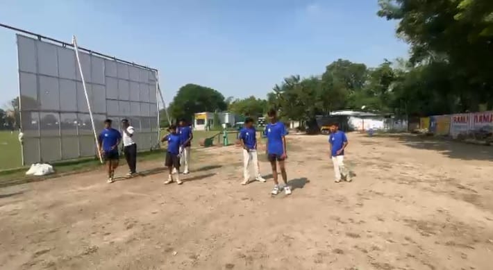 Kanpur Under 15 cricket camp begins at South Ground 30 players practiced