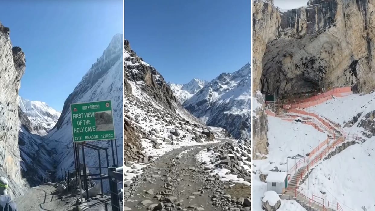 Snowfall on high peaks of Kashmir including Gulmarg and Sonamarg