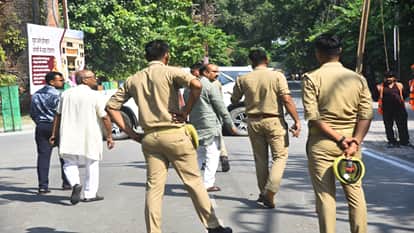 Police closed intersections and routes for CM Yogi visit in Bareilly