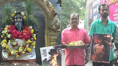 rajnikanth fans created special rangoli and prayers do film jailer 2