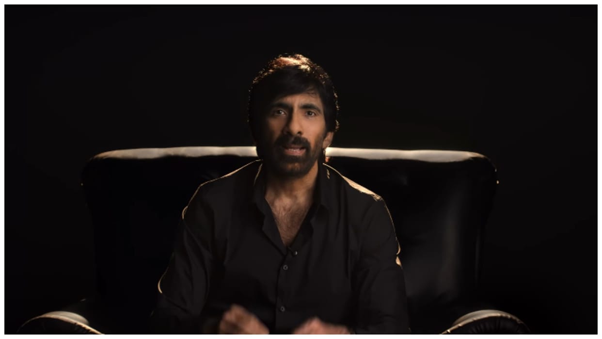 Ravi Teja reveal upcoming film titled Thulabaram fans lik documentary video