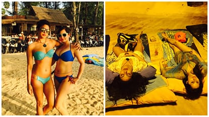 Priyanka Chopra pose in bikini with friend Tamanna says she become like sister