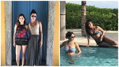 Priyanka Chopra pose in bikini with friend Tamanna says she become like sister
