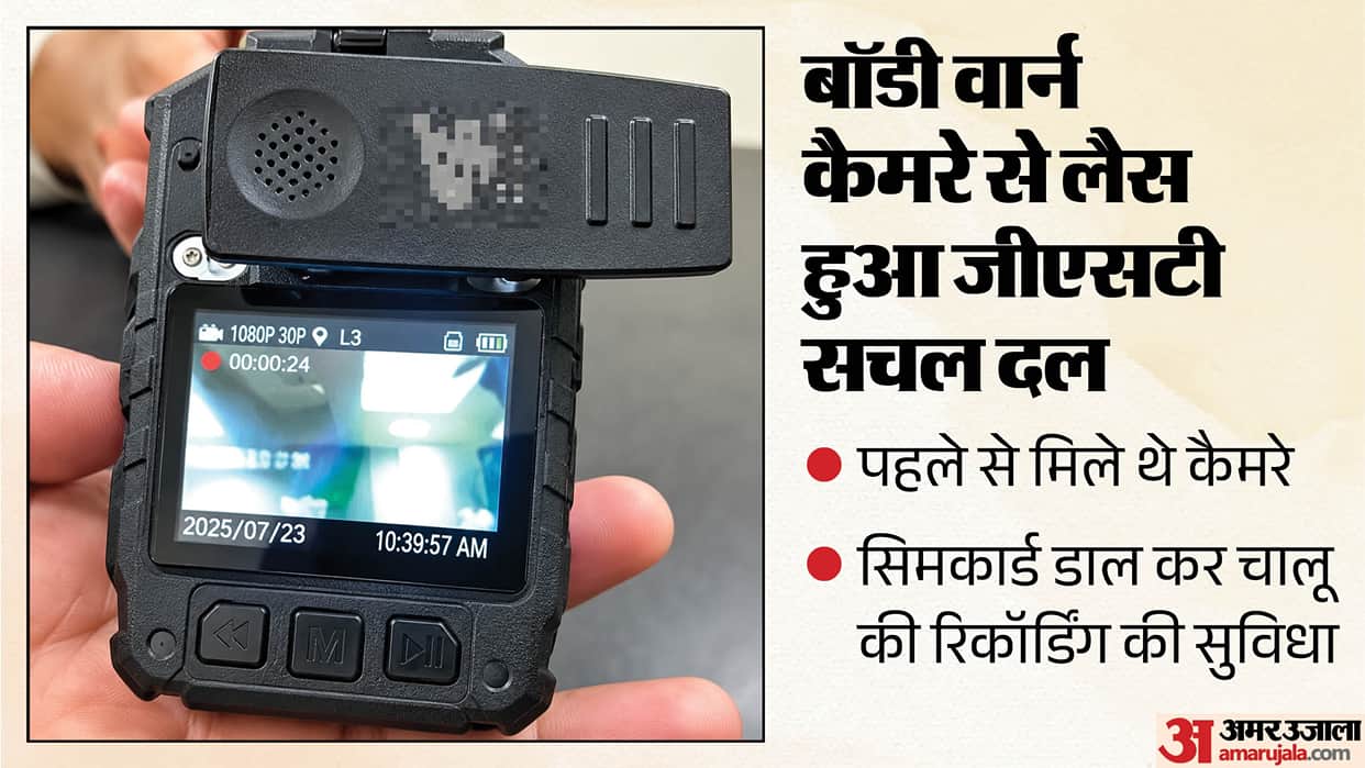 GST mobile squad equipped with body-worn cameras; monitoring being conducted from Lucknow