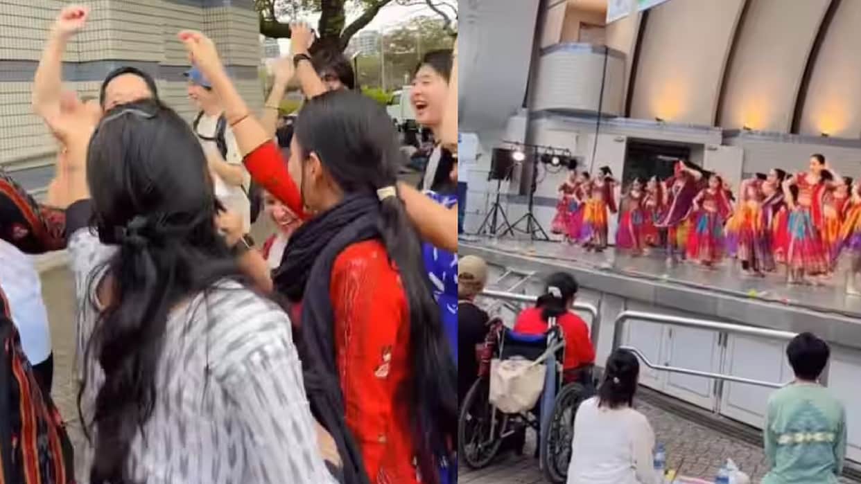 bhojpuri song  lolipop viral japan dance video indian song trending people enjoying