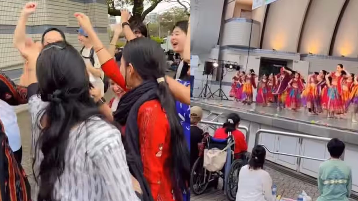 bhojpuri song  lolipop viral japan dance video indian song trending people enjoying