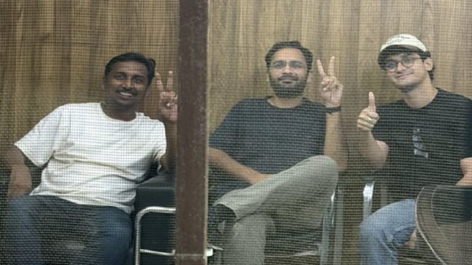 CJP leaders Saurav Das, Ashutosh Ranka, and Ajinkya Shinde arrested