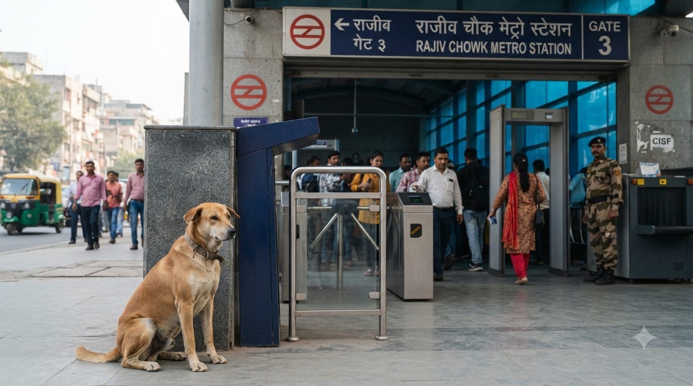 Can You Travel With a Pet Dog in Delhi Metro mein kya dog le ja sakte hain