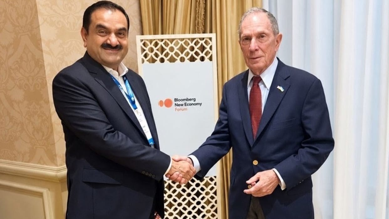 Gautam Adani Meets Michael Bloomberg, Know what the discuss about
