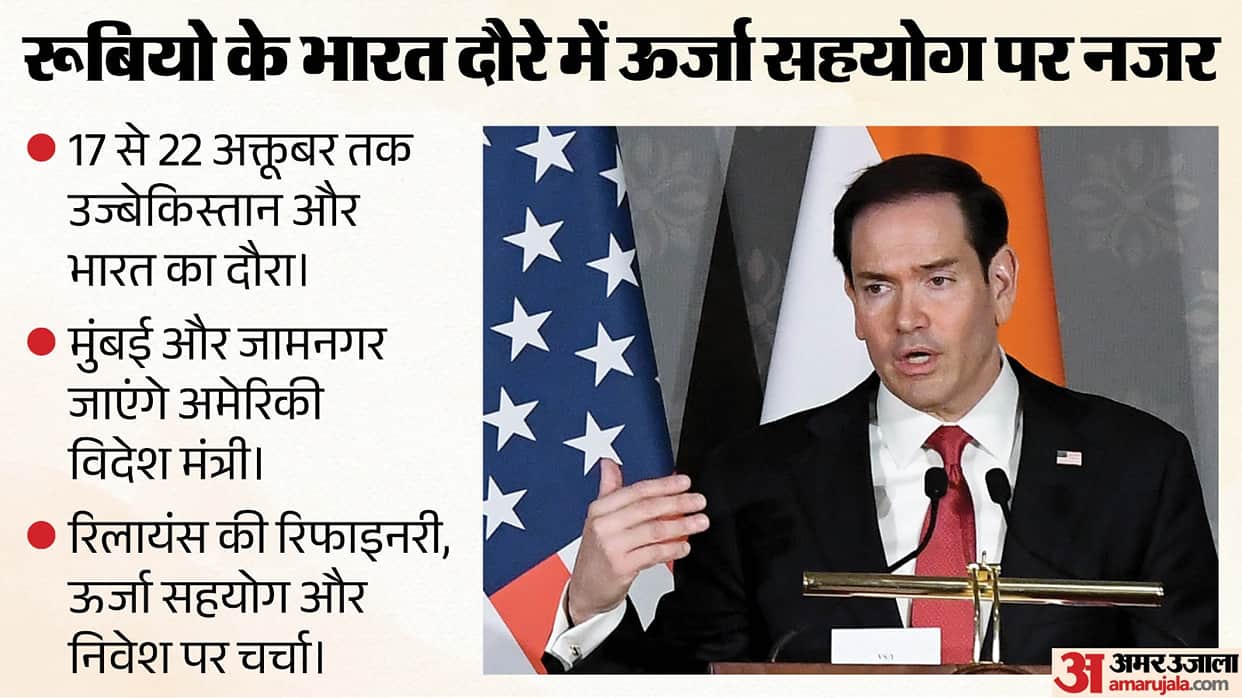 marco rubio india visit jamnagar refinery energy cooperation