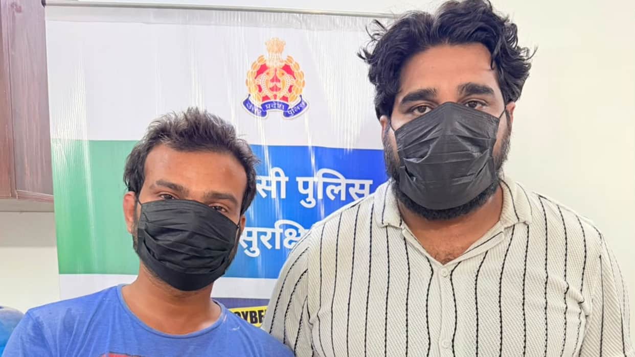 Two criminal arrested interstate gang involved in cyber fraud under guise of insurance policies in varanasi