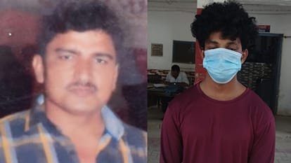 परीक्षित की फाइल फोटो और गिरफ्तार आरोपी आशीष।