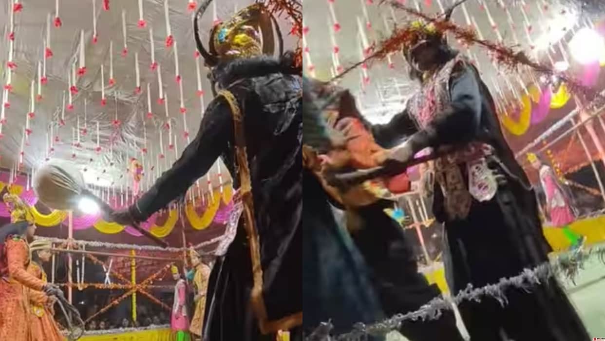 Ramleela Turns Into a Wrestling Match Two Demons Take on a God