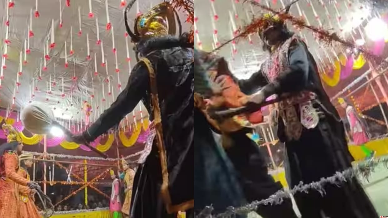 Ramleela Turns Into a Wrestling Match Two Demons Take on a God