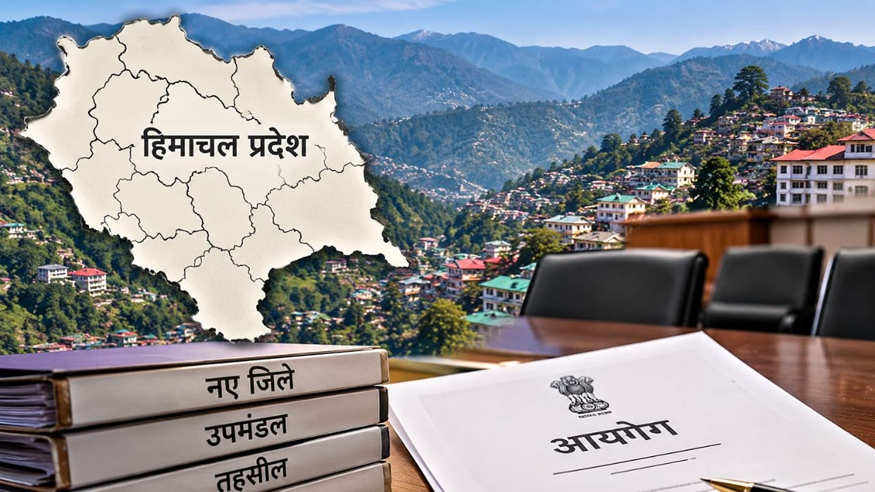 Himachal Pradesh New Districts Commission Dharam Chand Chaudhary Report in Six Months