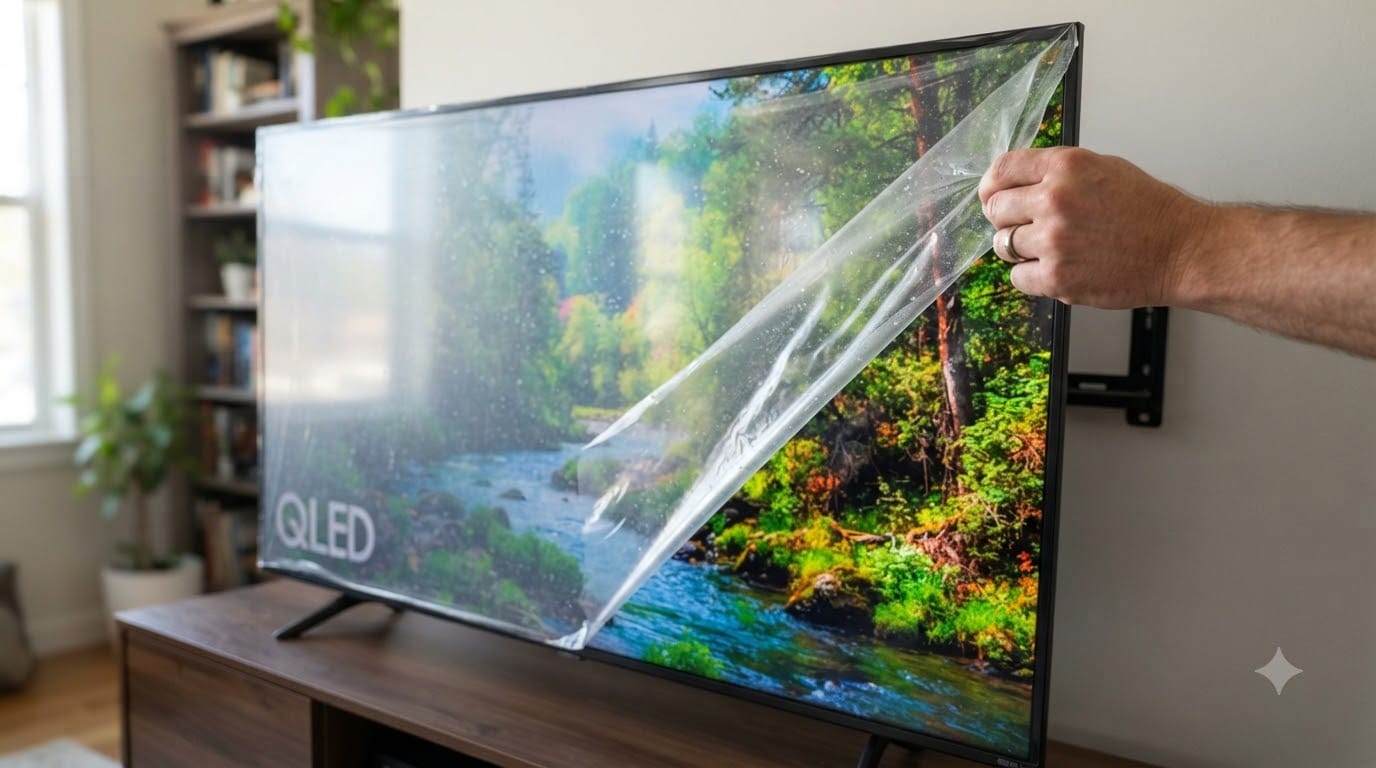Should You Remove the Plastic Film From Your TV Screen? Know the Right Way
