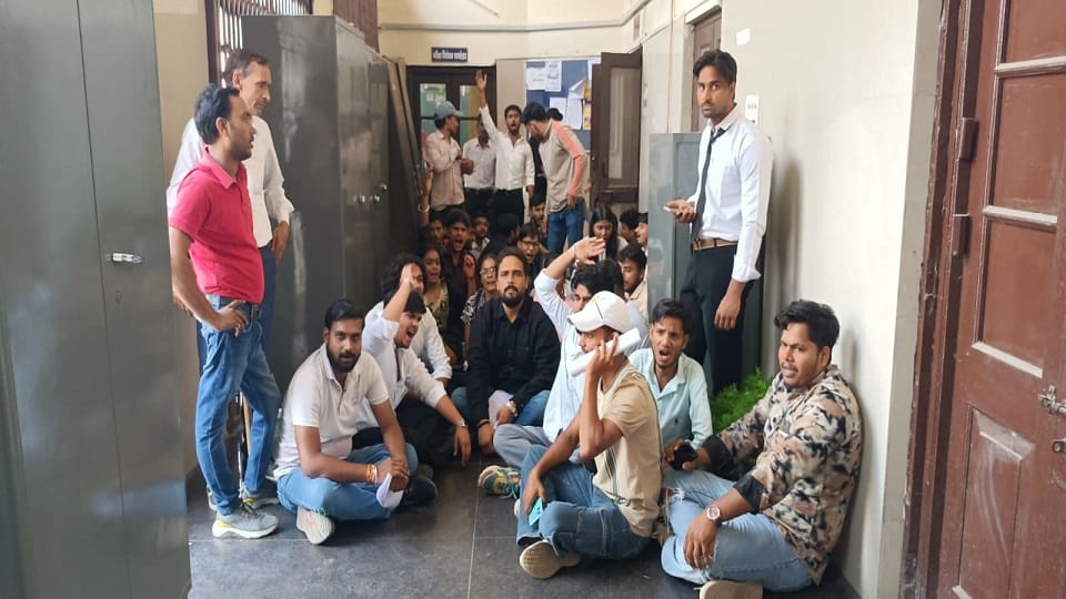 Students created ruckus at university over allegations of irregularities in results
