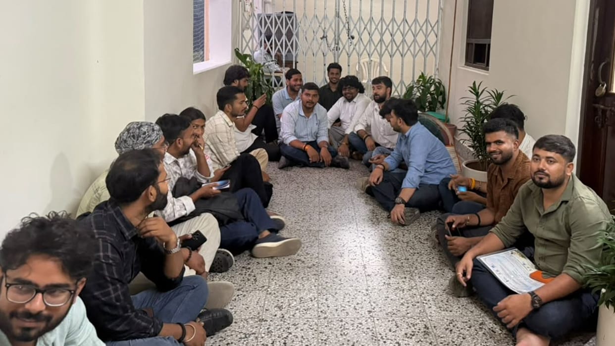 BHU Vice-Chancellor office locked down following protest ABVP claims administration is misleading students