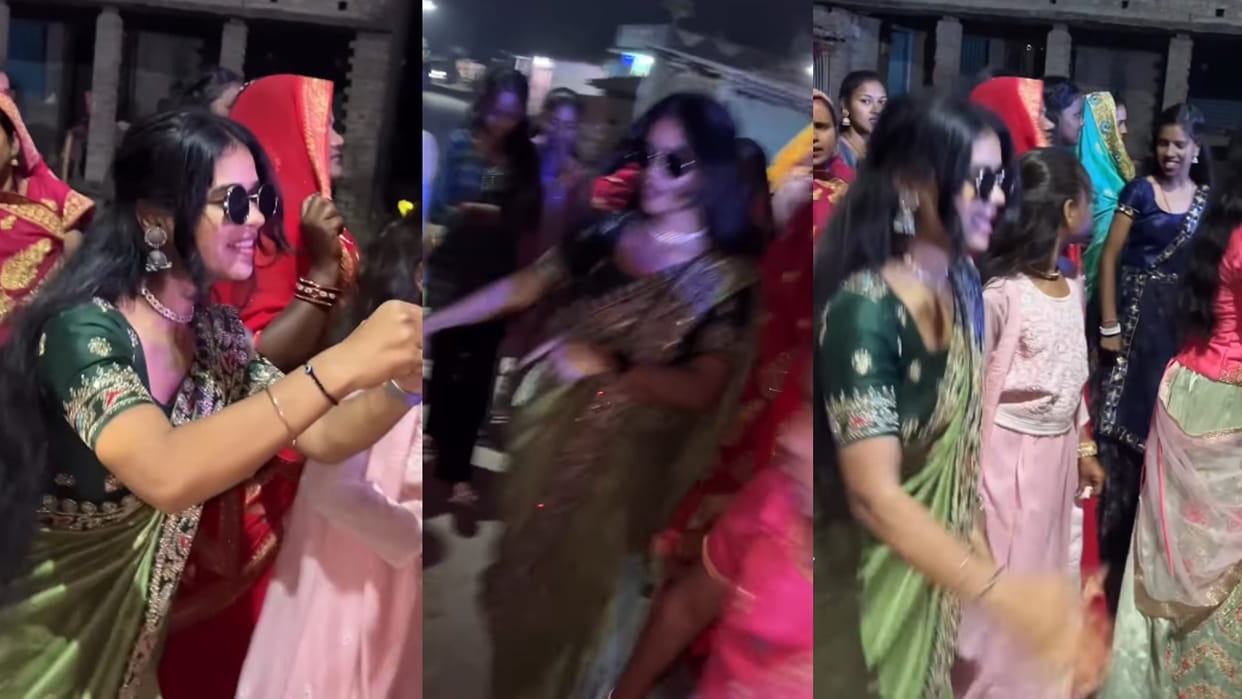 bhabhi dance in devar wedding devar ki baraat bhojpuri song video viral