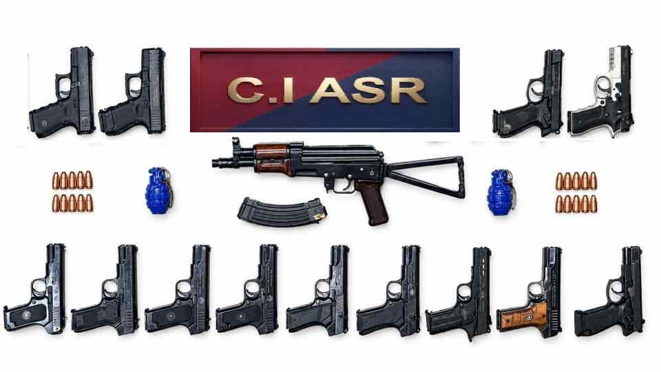 Five accused arrested with weapons in Amritsar
