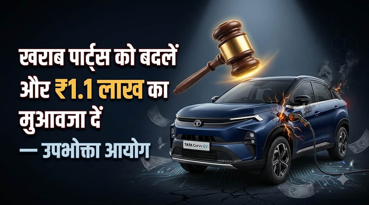 New Tata Curvv EV Buyer Awarded Rs 1.1 Lakh and Free Repairs After Receiving Car with Faulty Charging Port