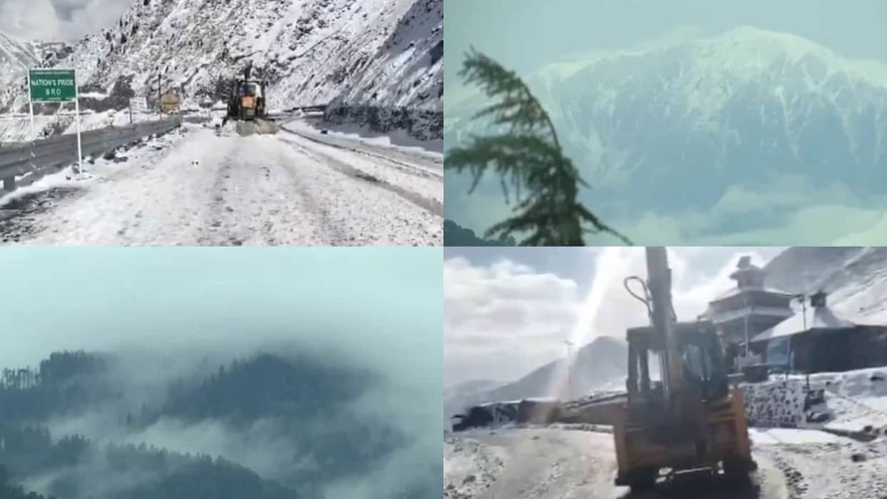 drop in temperature in Jammu and Kashmir Doda district including Himachal and Uttarakhand snowfall and rain
