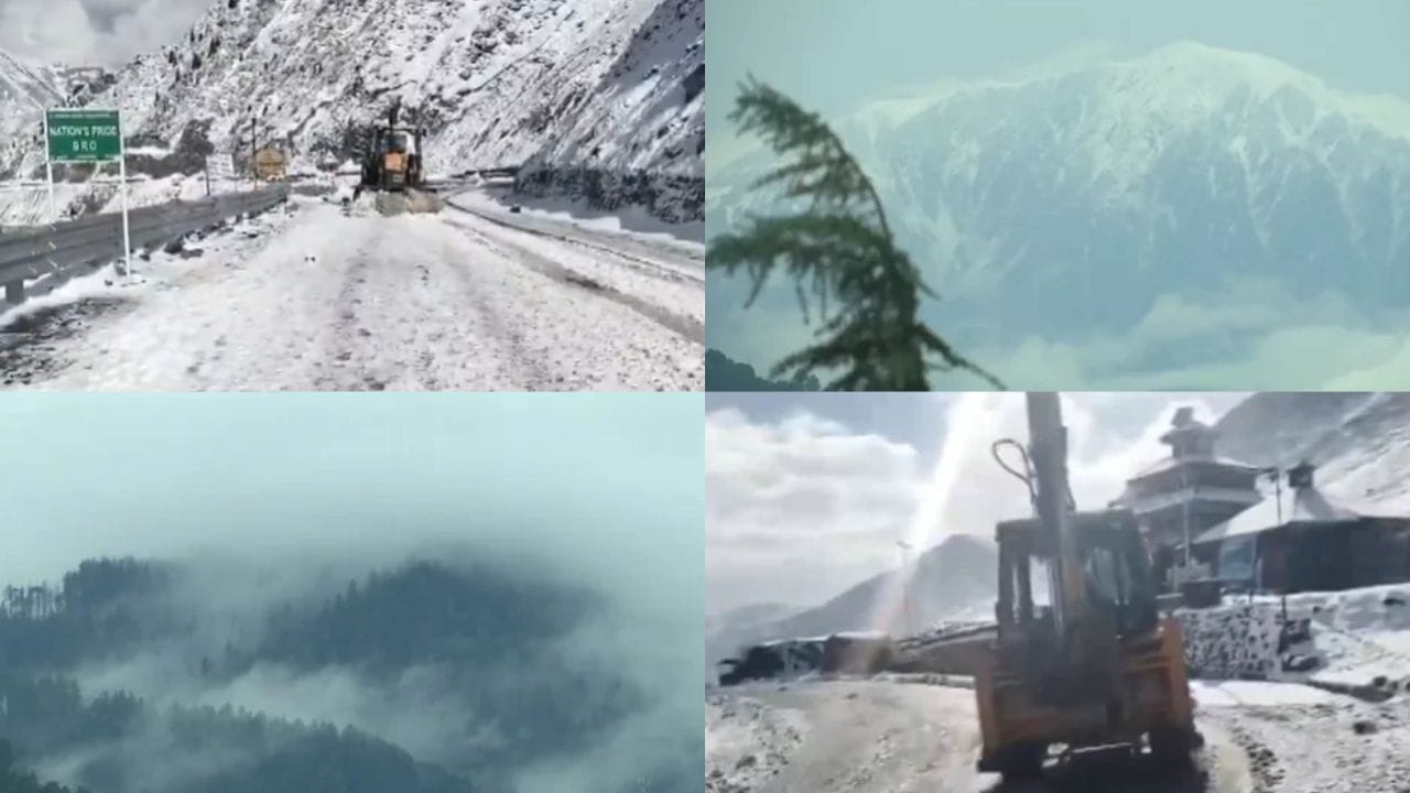 डोडा और पीर की गली में पहली बर्फबारी