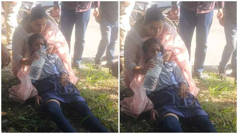 Deputy Mayor Suman Sharma took injured in a road accident to the hospital