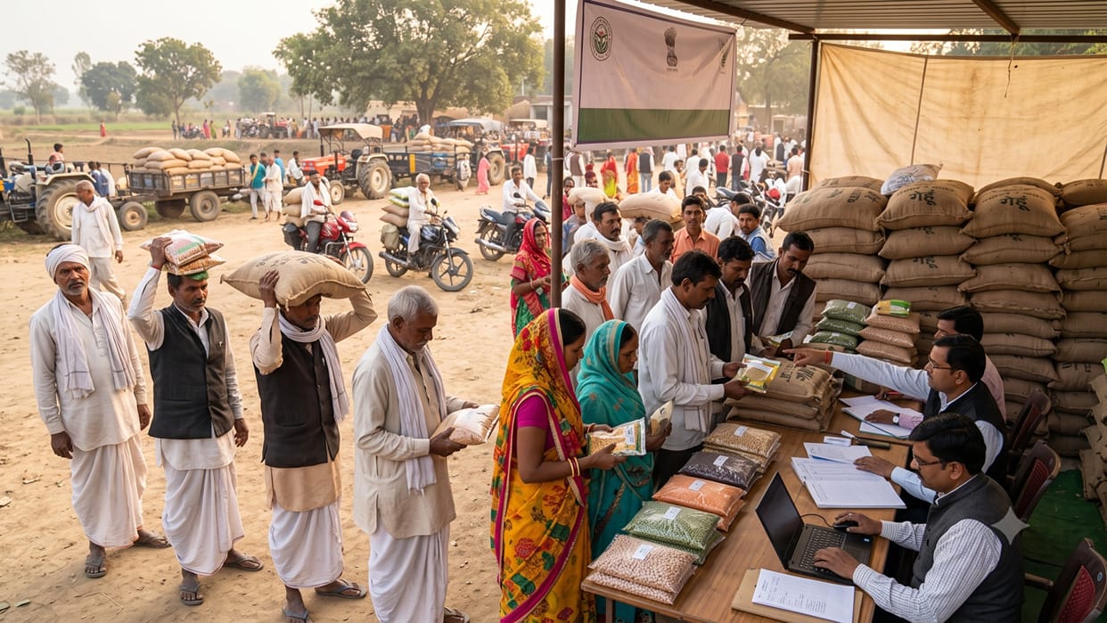 Gorakhpur Farmers to Get 50% Subsidy on Wheat Seeds Free Seeds for Pulses and Oilseeds