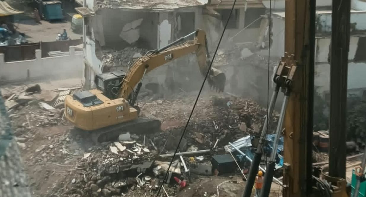 Indore: Malharganj police station demolished for a metro station; it was built 74 years ago.