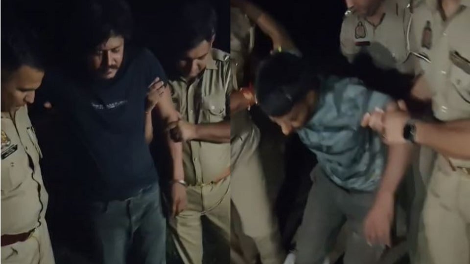मथुरा: व्यापारी के बेटे का अपहरण, 50 हजार की फिरौती मांगी; थार सवार दो बदमाश मुठभेड़ में गिरफ्तार