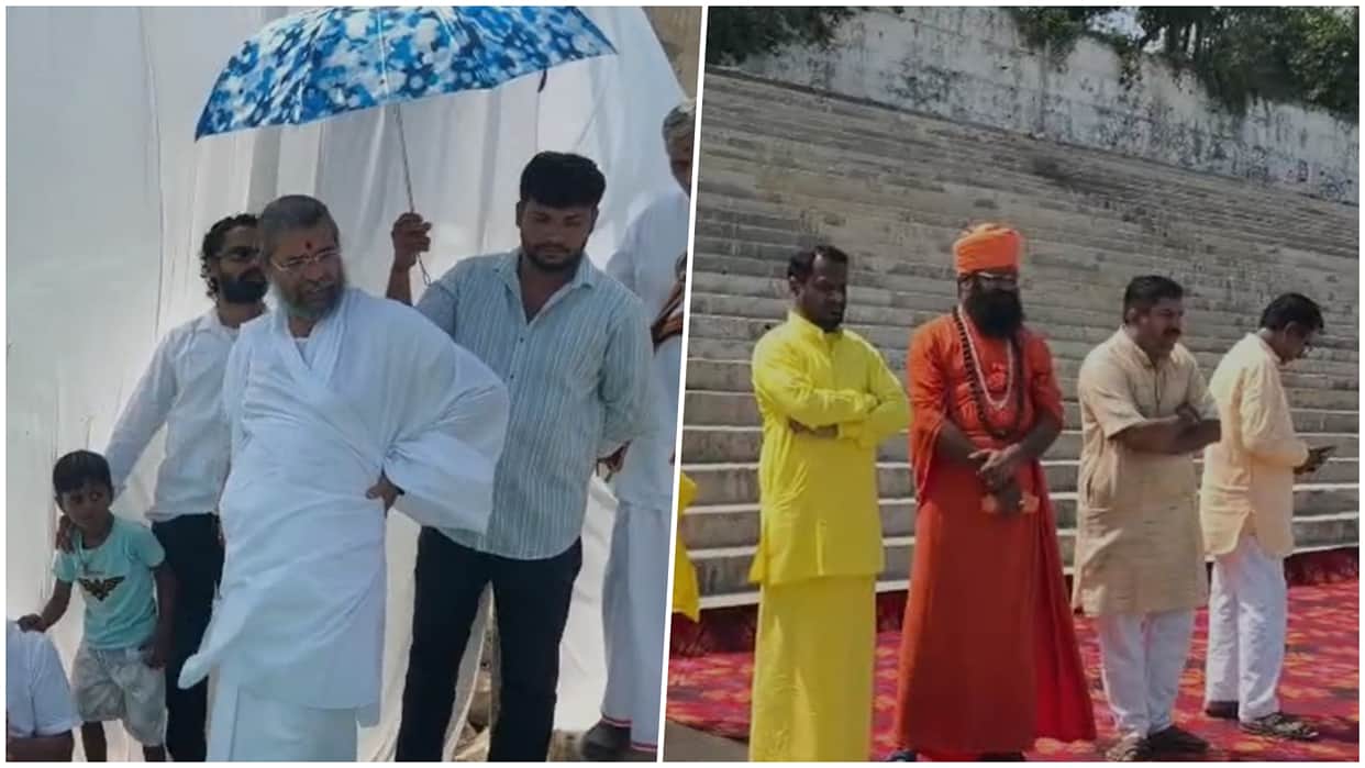 Omkareshwar: Murari Bapu’s Ram Katha Faces Questions Over Entry Arrangements as Saints Wait in Heat