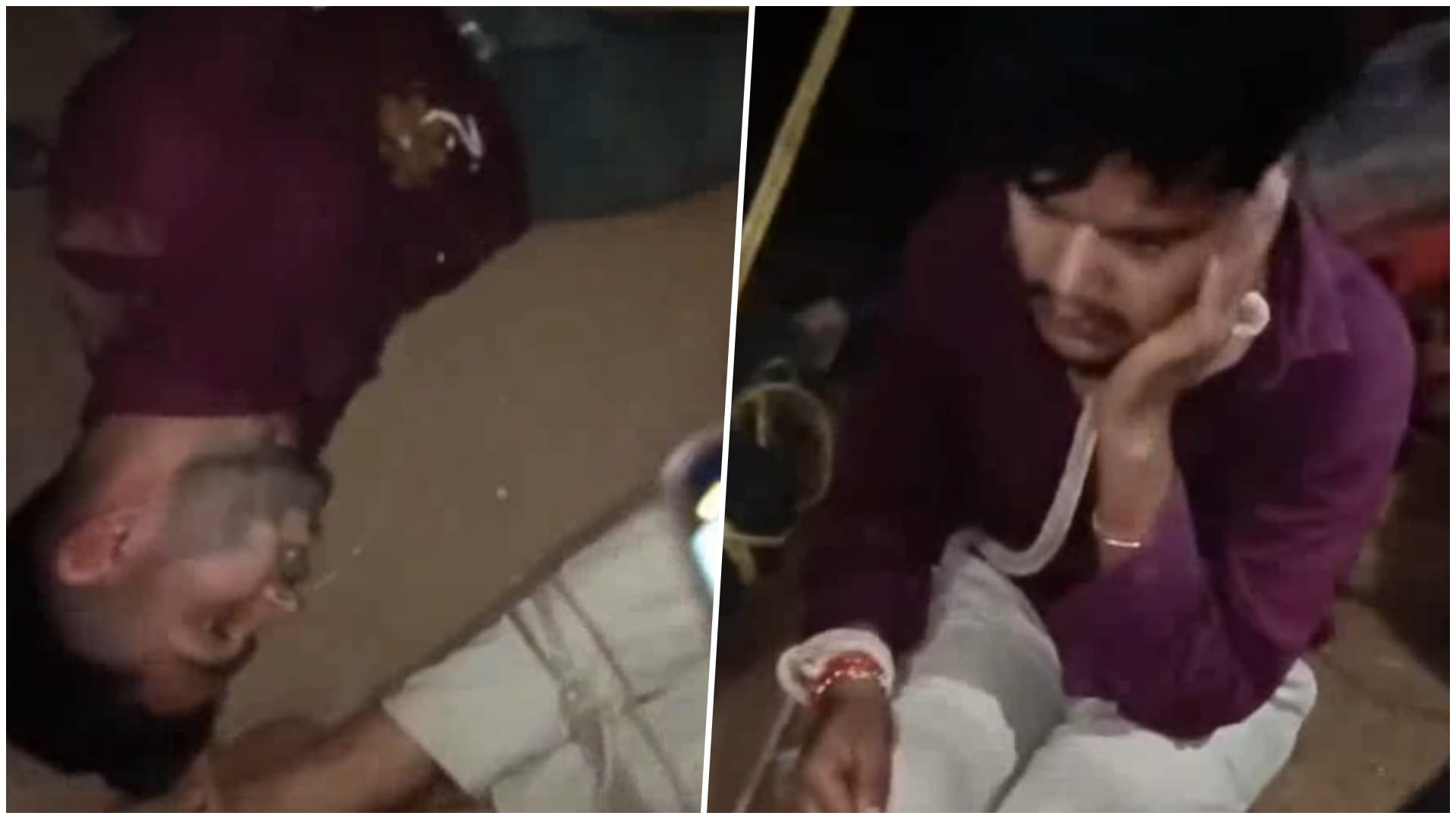 ग्रामीणों ने दोनों आरोपी को धरा