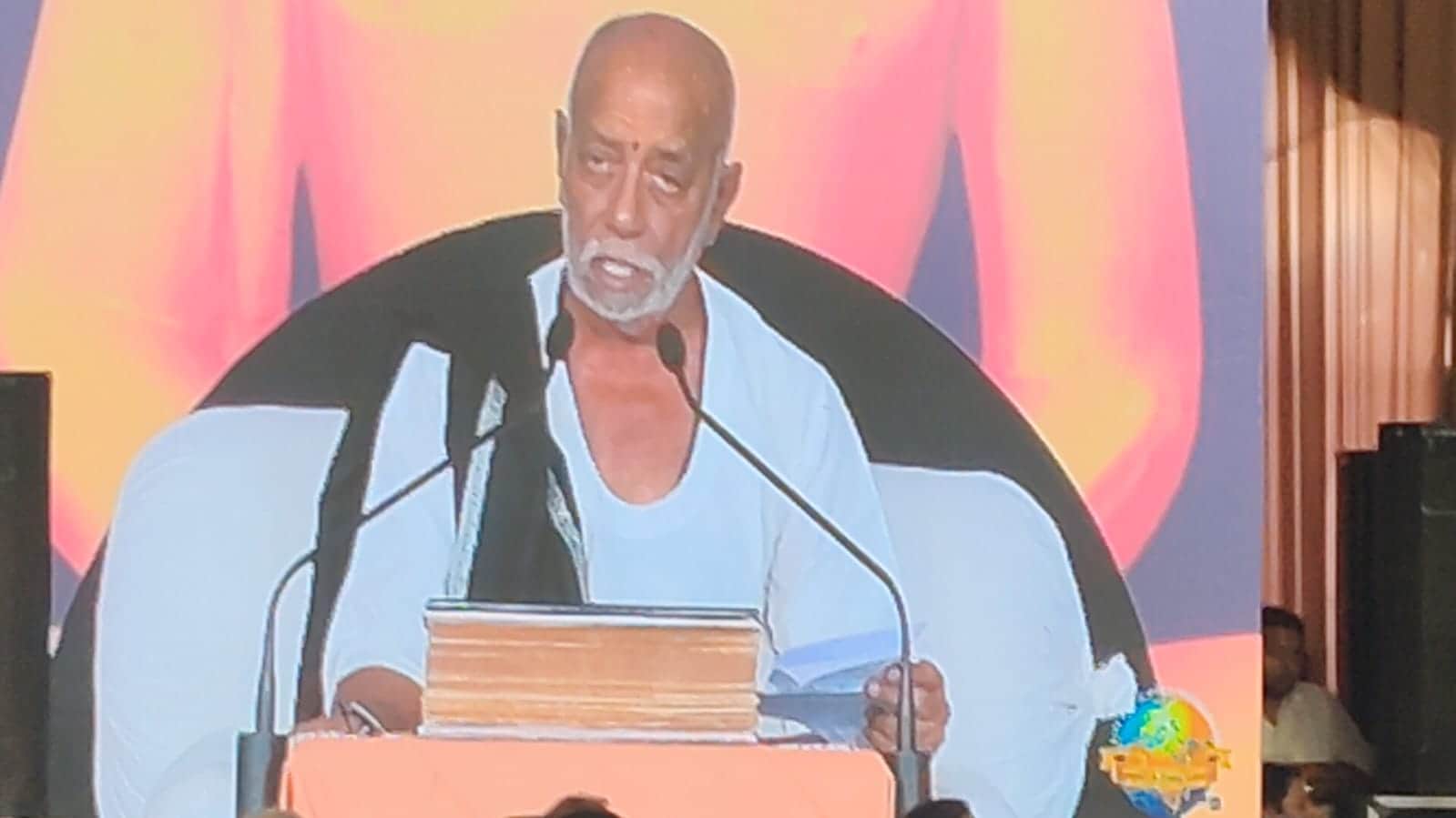 morari bapu bharat swastik ramkatha yatra sixth stop omkareshwar ekatm dham darshan