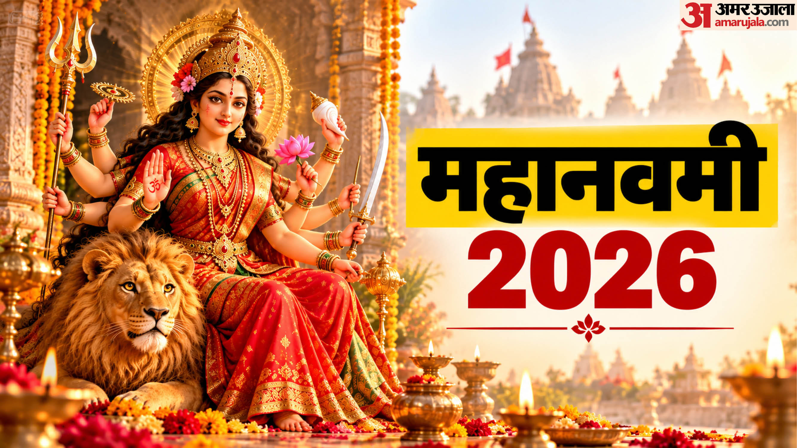 Kab Hai Ashtami Navami or dussehra 2026 date tithi and kanya puja shubh muhurat