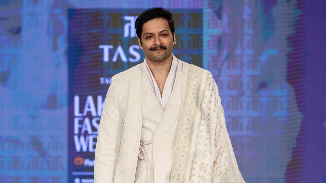 Lakme Fashion Week 2026 Ali Fazal Walk On Ramp With Indian Tradition As Showstopper For Tarun Tahiliani