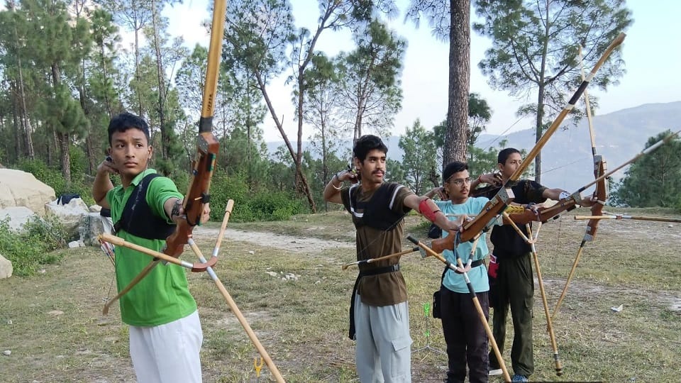 National medalist and former soldier Mehra is teaching archery skills to athletes in almora