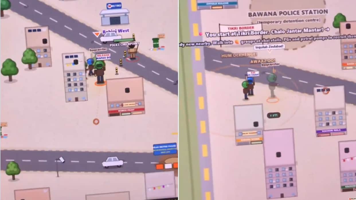 Jantar Mantar Chalo Game Goes Viral Play as a Protester or Police Officer see netizens reaction
