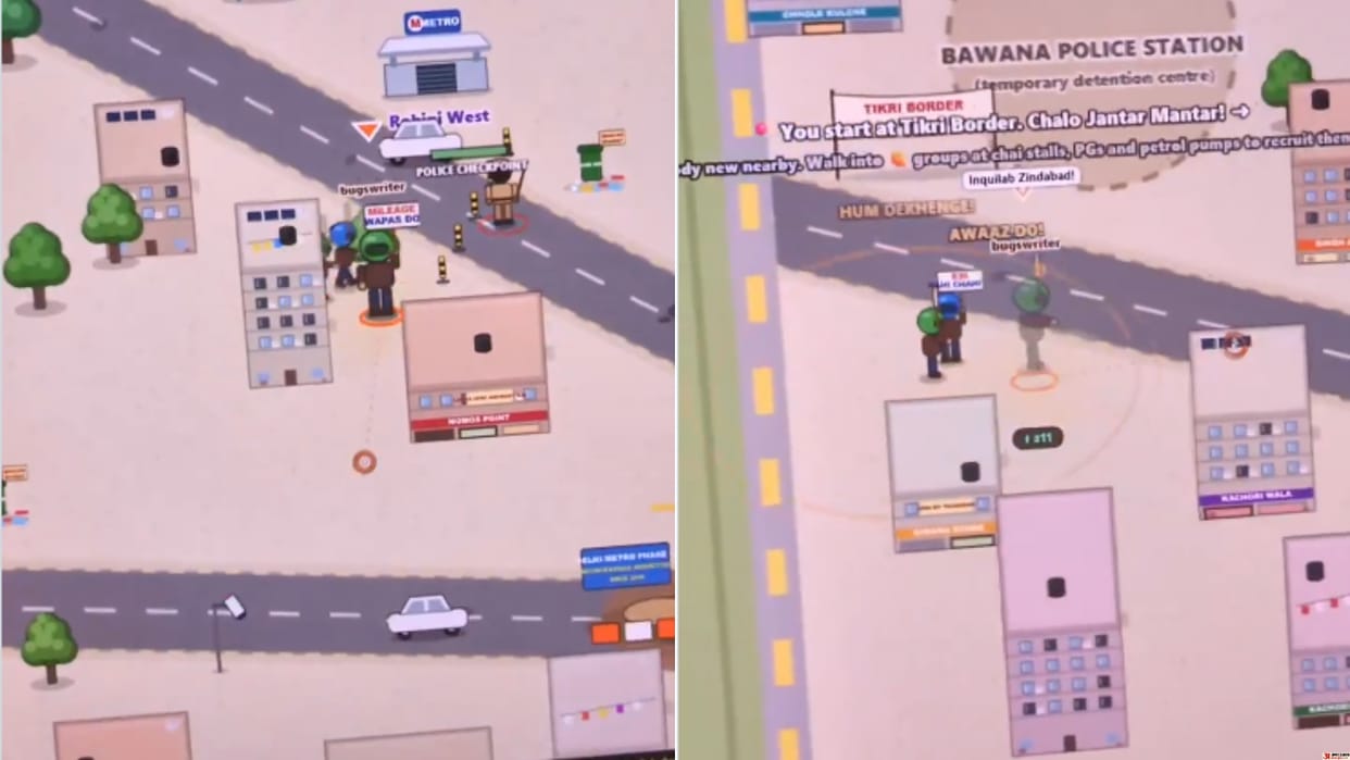 Jantar Mantar Chalo Game Goes Viral Play as a Protester or Police Officer see netizens reaction