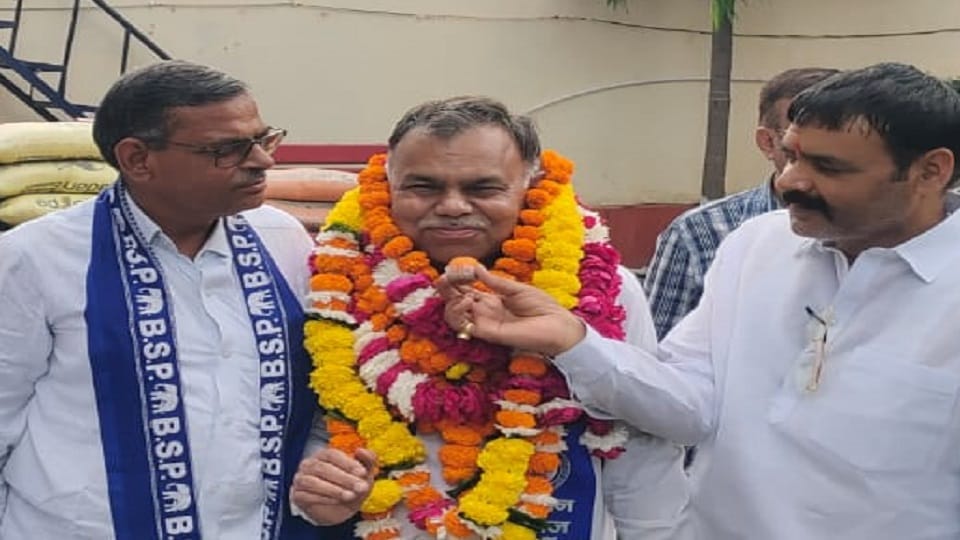BSP Appoints Vijendra Singh Vikram Aligarh District Chief